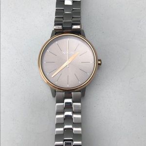 Silver/Copper gold Nixon watch